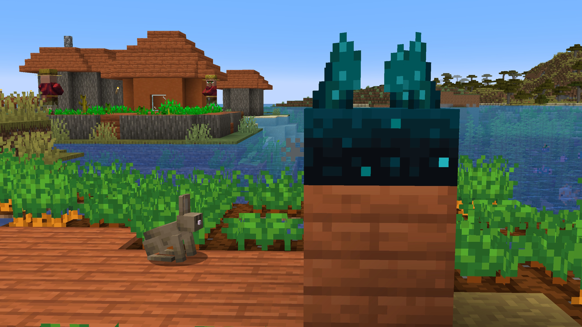 Króliki jedzące marchew powodują teraz aktywacje Sculk Sensor'a