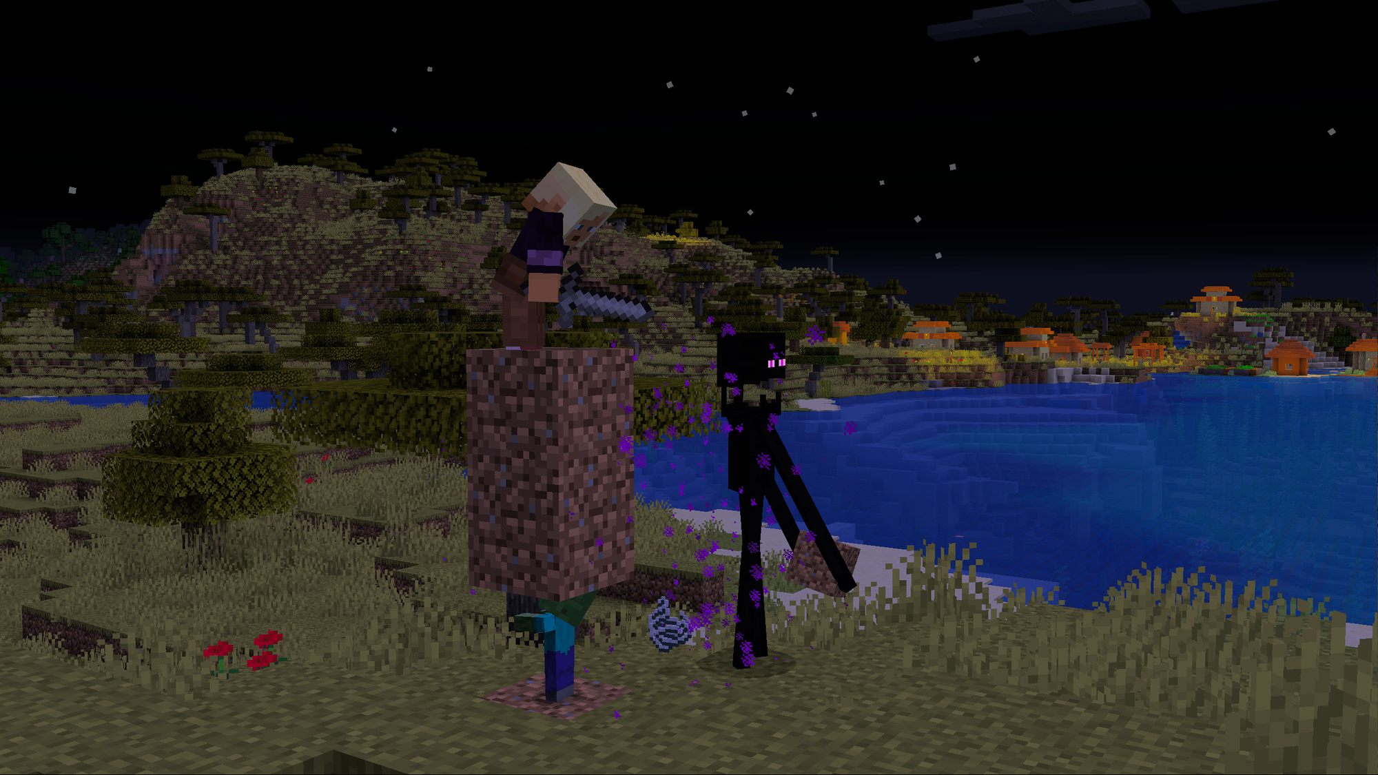 Ucieczka przed endermanem będzie wymagać wyższego podsadzenia się