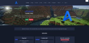 Azuriom – własna strona, itemshop i blog serwera Minecraft