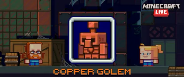 Miedziany golem - Minecraft LIVE 2021