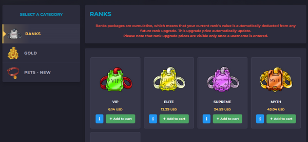 Jaki itemshop dla serwera Minecraft wybrać?